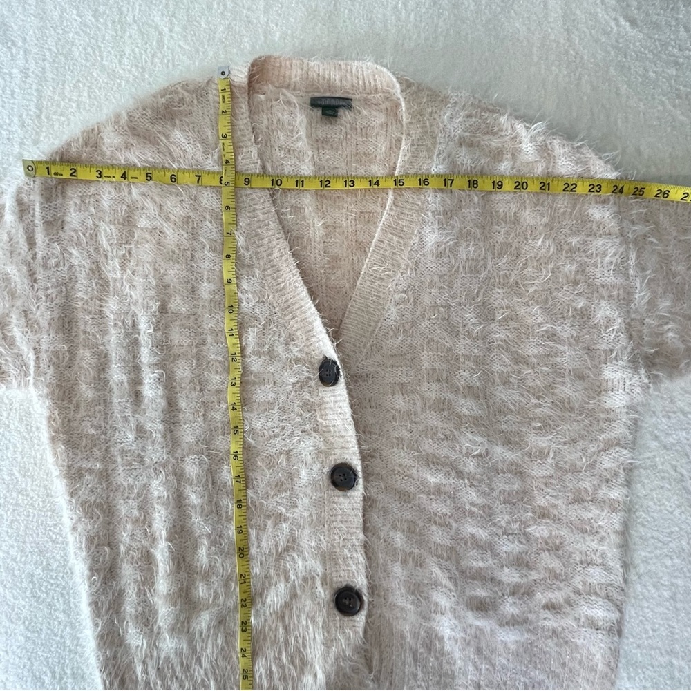 Wild Fable Cream Fuzzy Cardigan - Picture 7 of 12